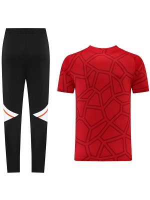 Adas training jersey sportswear uniform men's soccer shirt football short sleeve sport red t-shirt 2022-2023